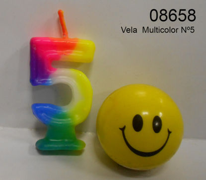 Imagen de VELA MULTICOLOR Nº5 7.24